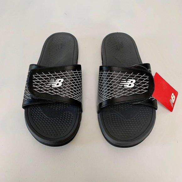 new balance men's cush  slide sandal
